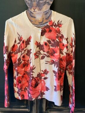 Talbots cashmere cardigan S